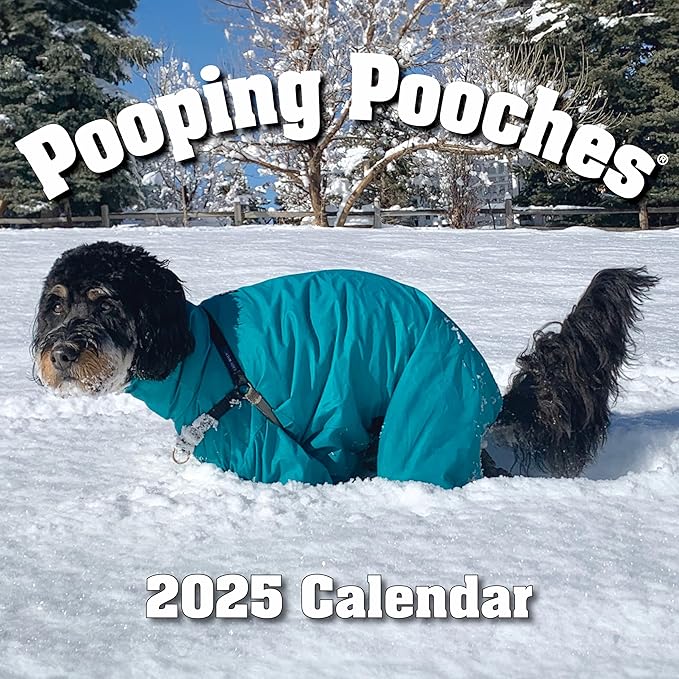 Pooping Pooches Calendar - Funny gag gift product image
